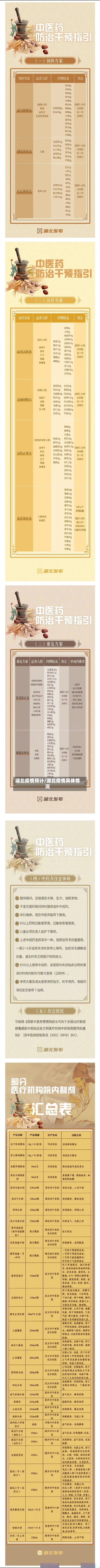 湖北疫情预计/湖北疫情具体情况