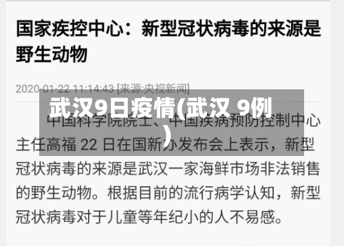 武汉9日疫情(武汉 9例)-第2张图片