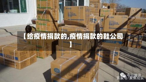 【给疫情捐款的,疫情捐款的鞋公司】-第2张图片