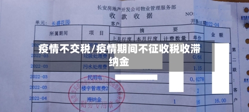 疫情不交税/疫情期间不征收税收滞纳金-第2张图片