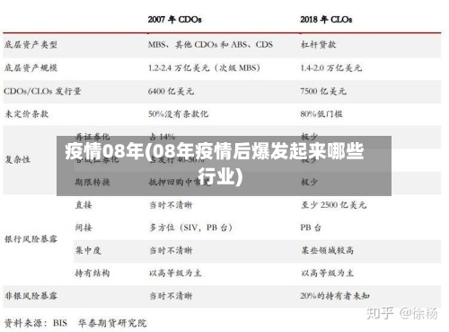 疫情08年(08年疫情后爆发起来哪些行业)-第3张图片