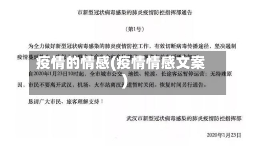 疫情的情感(疫情情感文案)