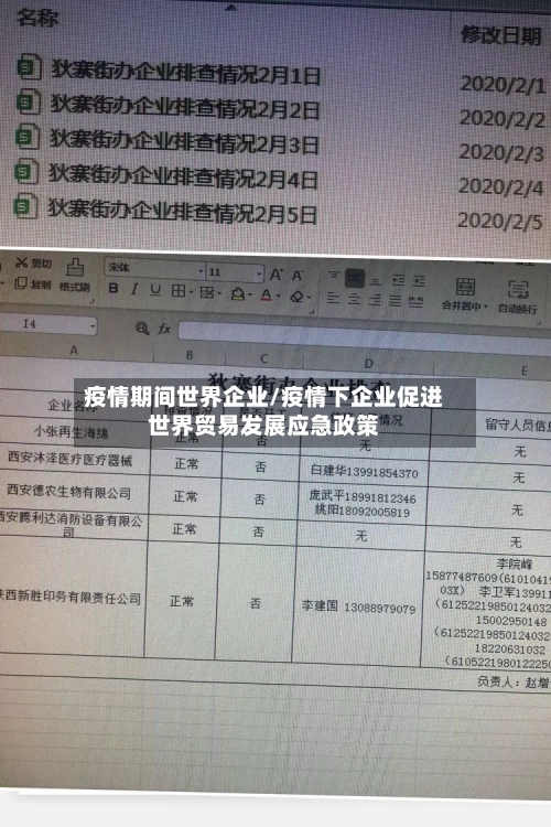 疫情期间世界企业/疫情下企业促进世界贸易发展应急政策-第3张图片